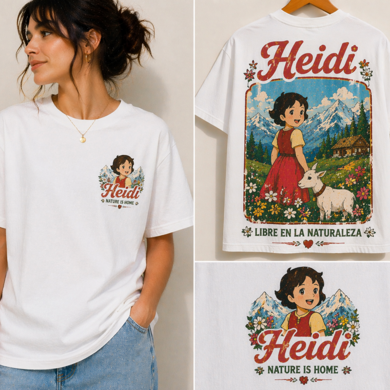 Camiseta Heidi Vintage