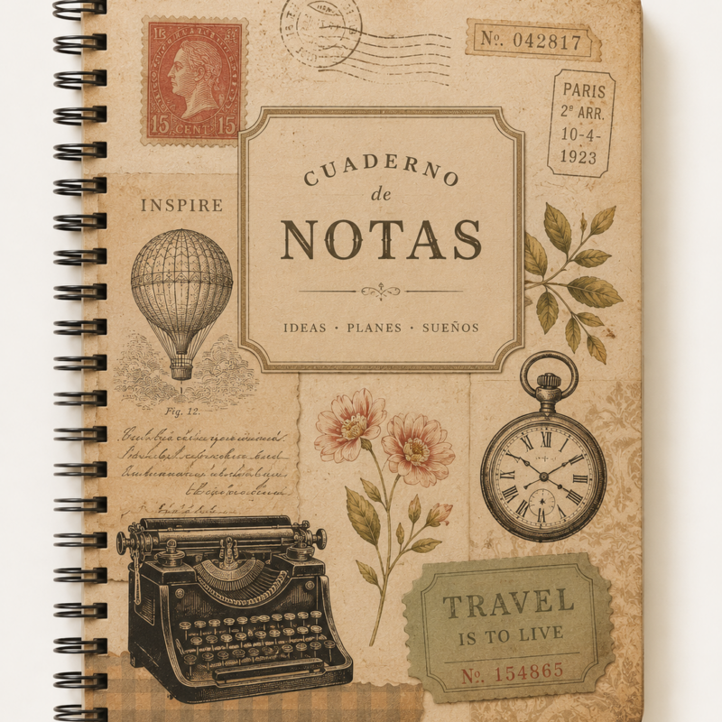 Cuaderno Vintage