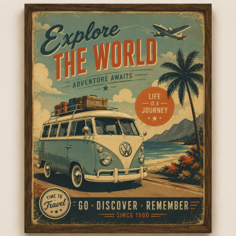 Cuadro Retro