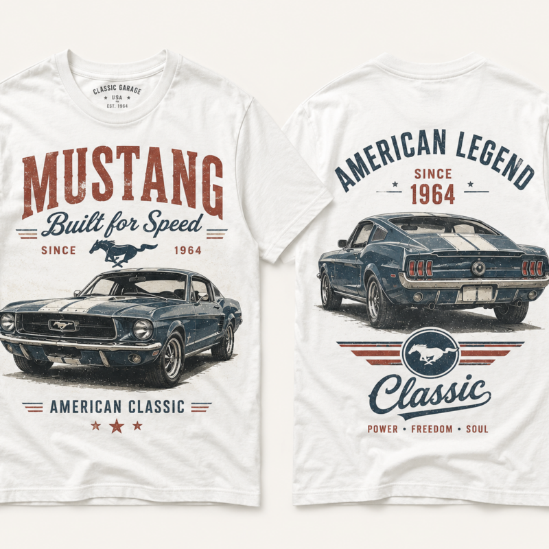 Polera Mustang 1967